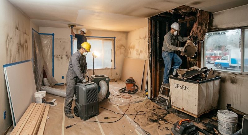 Fire Damage Repair in Santa Rosa, CA