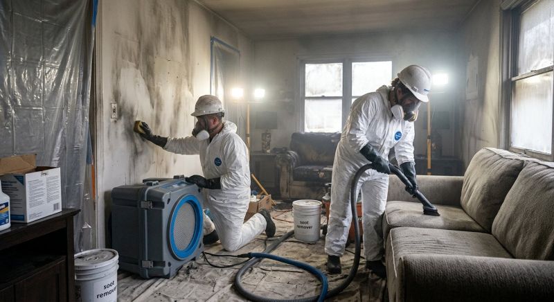 Soot Damage Cleanup in Napa, CA