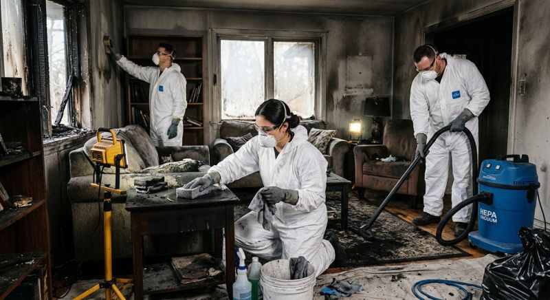 Soot Damage Restoration in Austin, TX