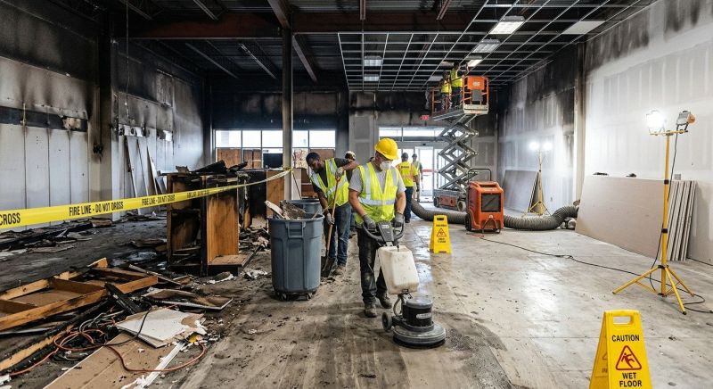 Commercial Fire Damage Repair in Sonoma County, CA